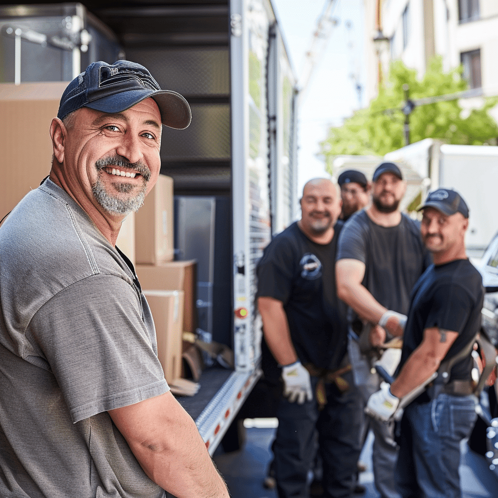 Équipe de déménageurs professionnels DemDeDem